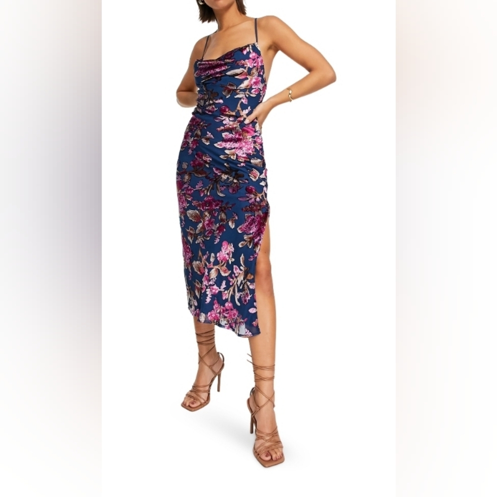 ASOS Design Floral Midi Dress - Picture 6 of 8